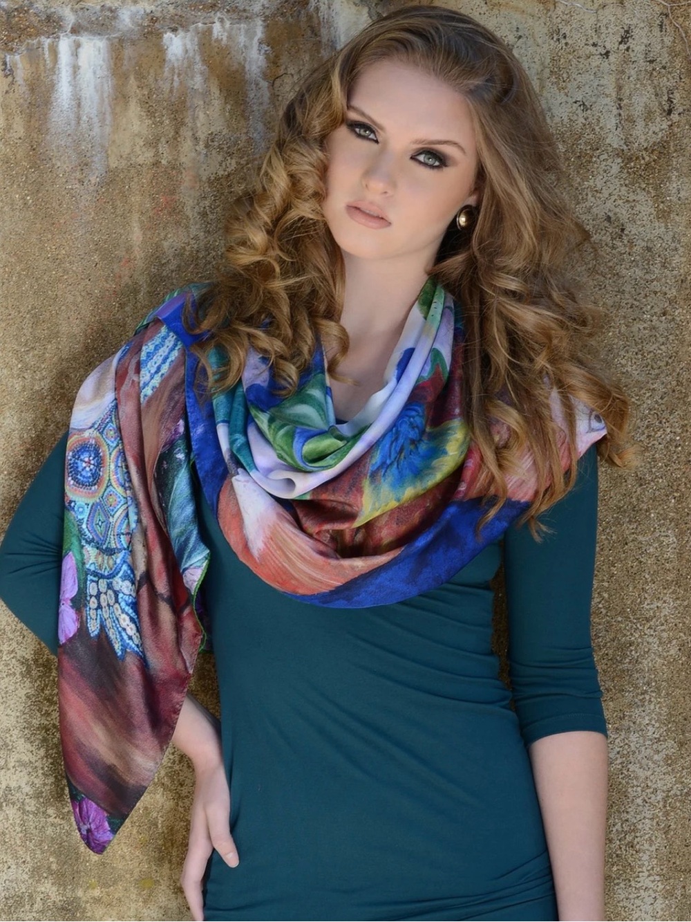 NEW Chetna Singh Mexico Long Scarf